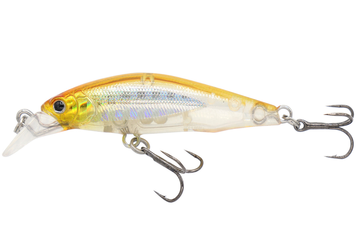 Eurotackle Z-Spender 2" Micro Jerkbait - 1/8 Oz Suspending Lure For Crappie, Trout, Bass (Ayu Color)