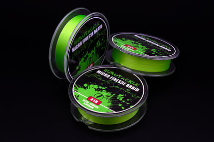 Eurotackle Micro Finesse Ultimate Smoothness Braid Ultra Light Bait Finesse Fishing Braided Line