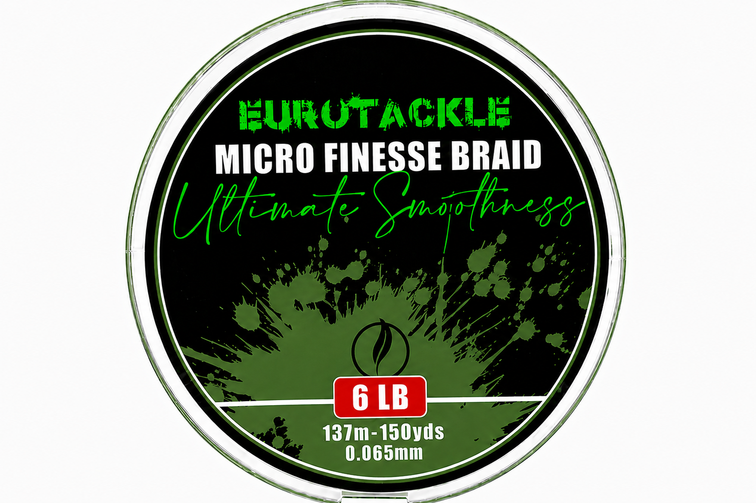 finesse fishing with braided line Micro Finesse Ultimate Smoothness Braid 8lbs / Moss Green