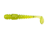 Eurotackle B-Vibe 1.5" Chartreuse Swimbait Best Ultralight and finesse swimbait for Crappie, Trout, Bass, Bluegill, Perch, Walleye in Lakes and Rivers