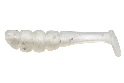 Dynamic Lures Micro Attack – Swimbait A Coda Paddle 1,5” – Bianco – 6 Pezzi – Per Trota E Persico