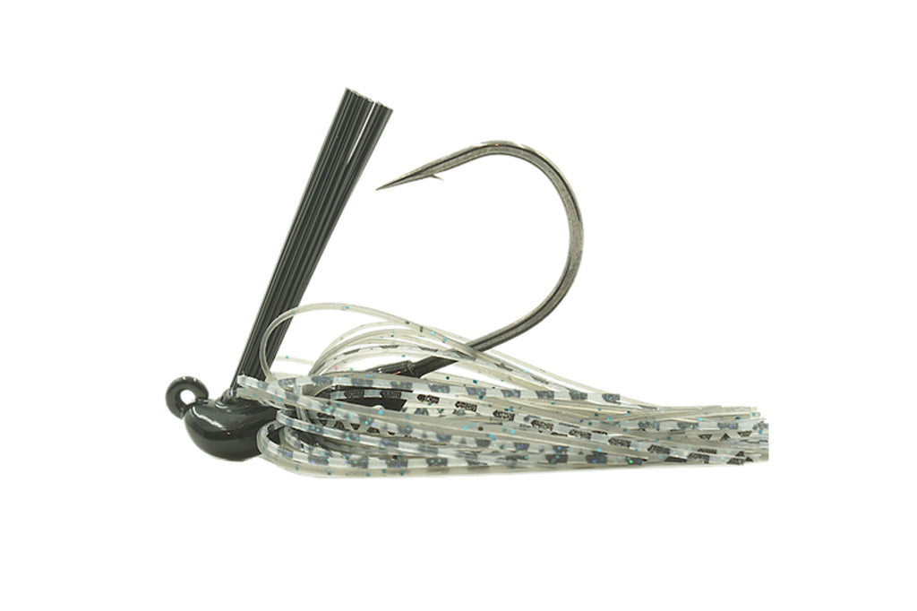 Reaction Tackle Tungsten Flipping Jig for Bass Fishing – Weedless Design  with 97% Pure Tungsten Jig Head and Silicone Skirt - Also for Pike, Walleye