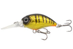 Eurotackle Z-Cranker 1.5" - Yellow Perch. Micro  Ultra Light Crankbait for Crappie, Trout, Bass, Walleye, Bluegill, Panfish